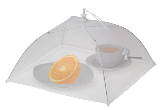 Fliegenhaube weiss 30x30cm