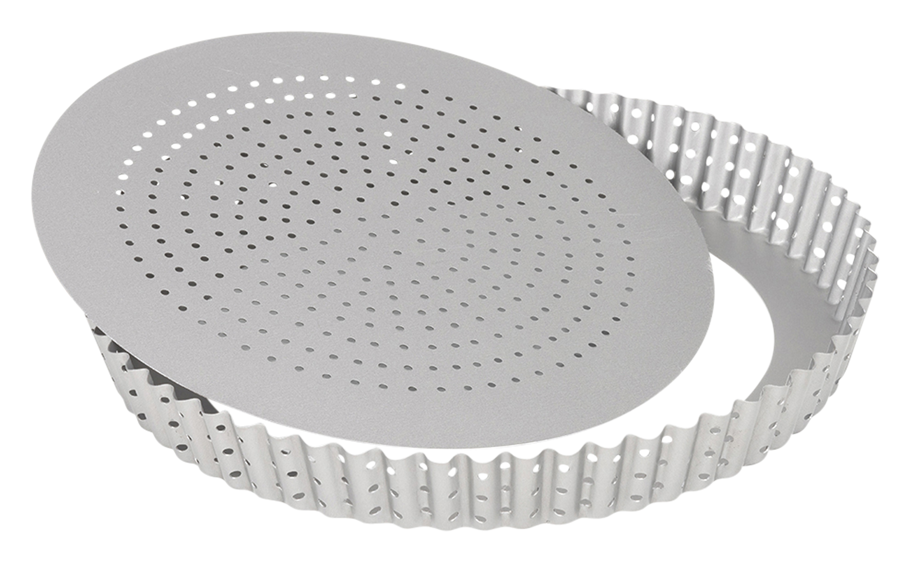 Quicheform gel. Silver ø 24 cm
