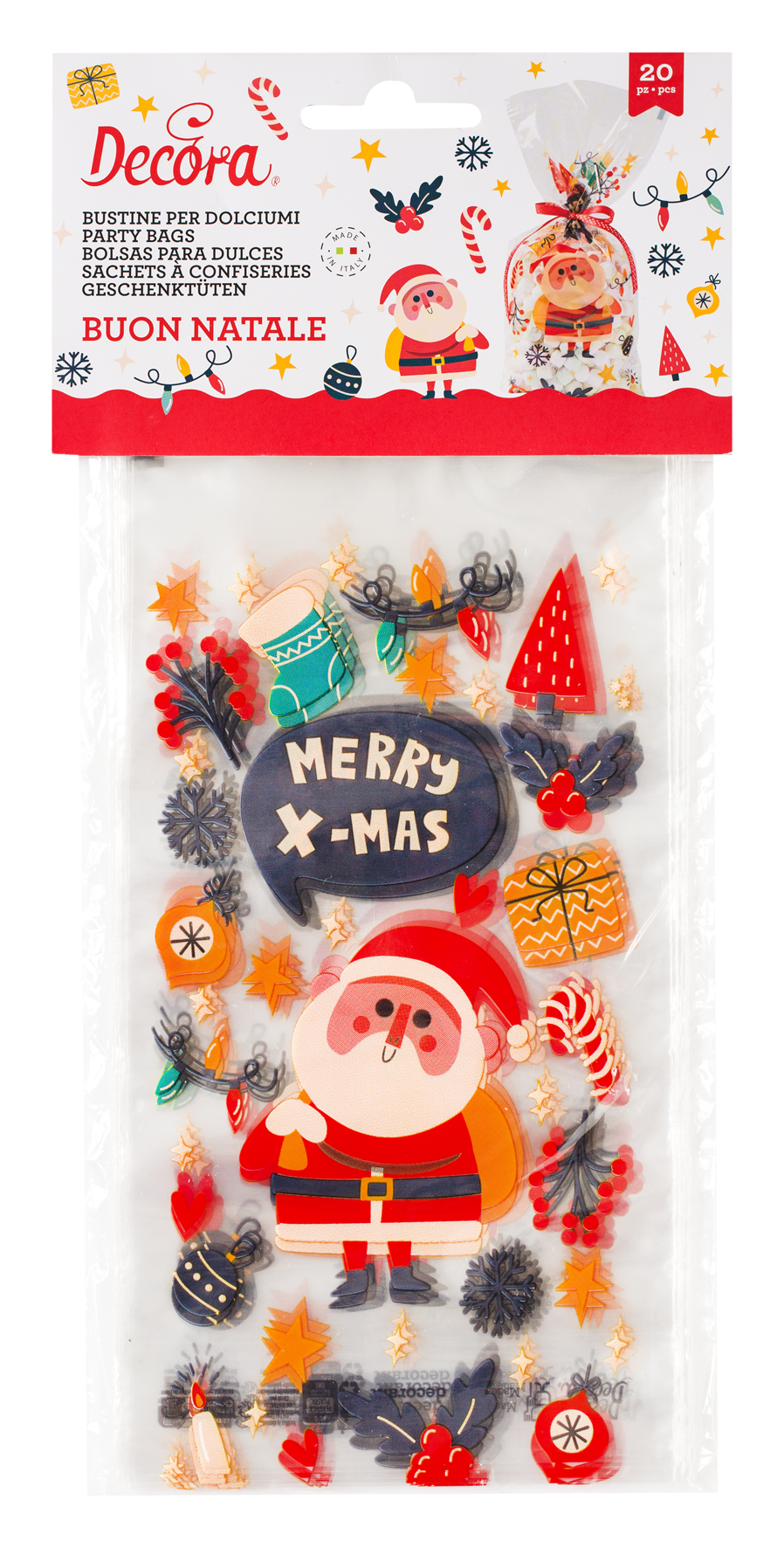 KlarsichtbeutelWeihnachten20St