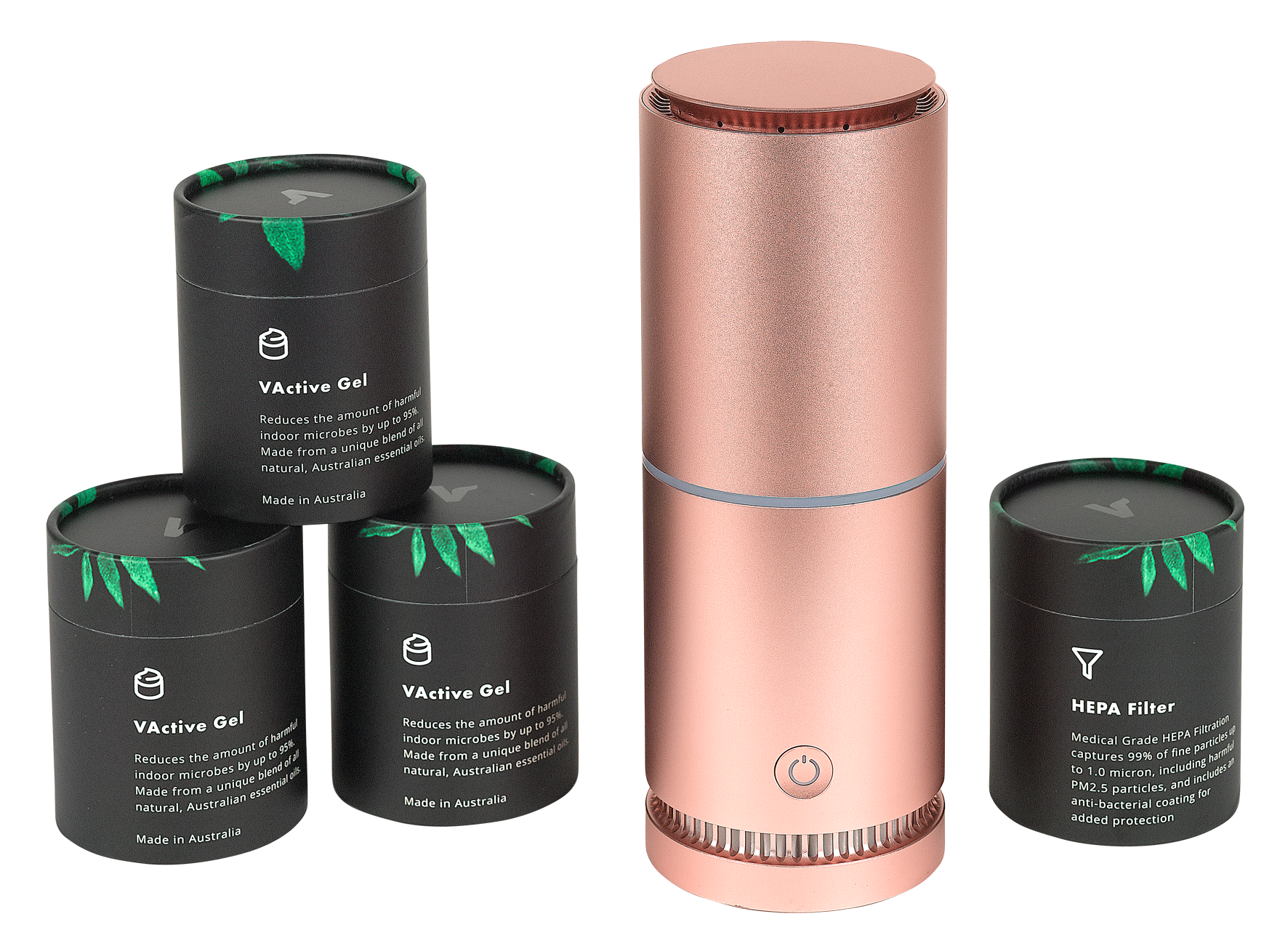 Luftreiniger Tasman roségold