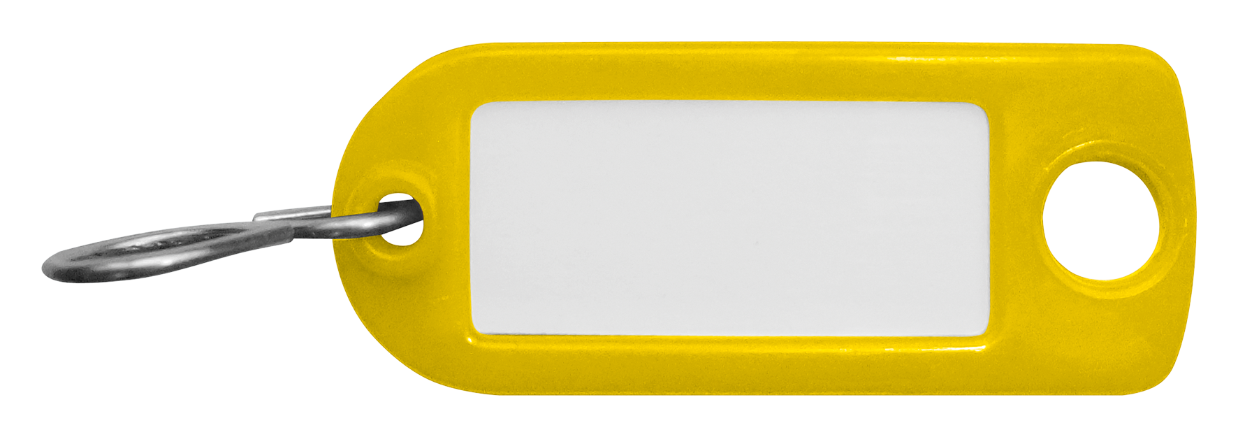 Schlüsseletikette 100x gelb