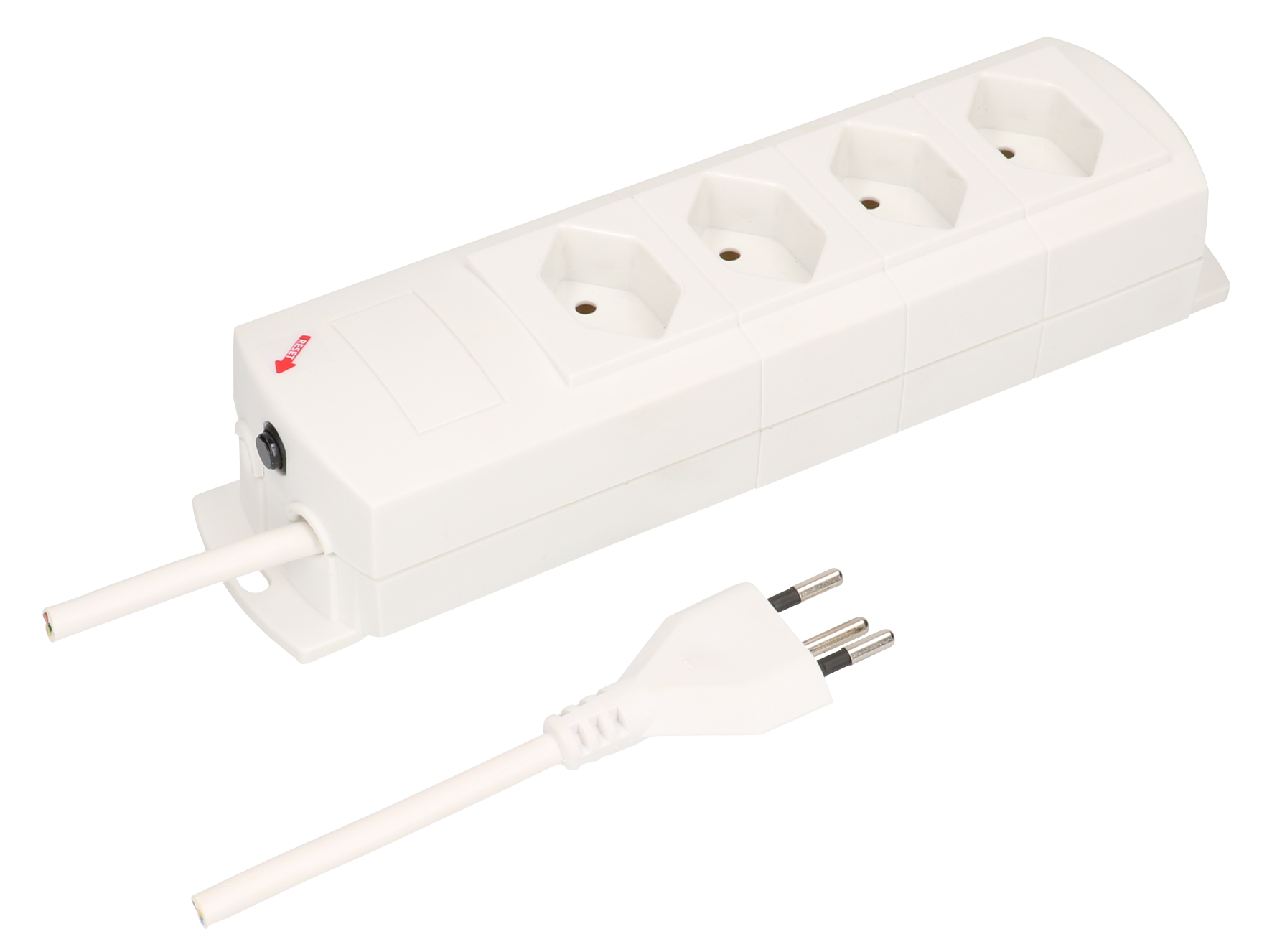 Steckdosenl. 4xT13 ws