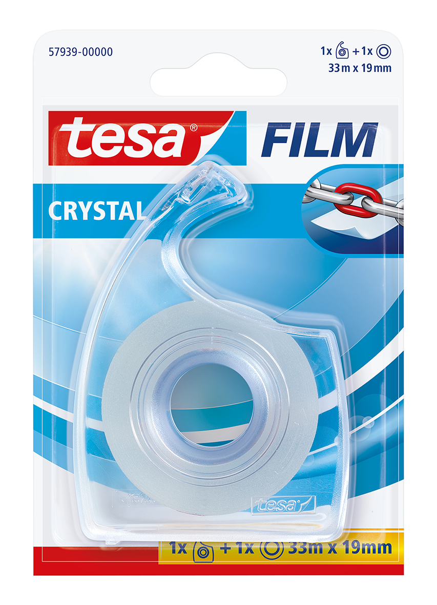 Abroller Tesafilm crystal