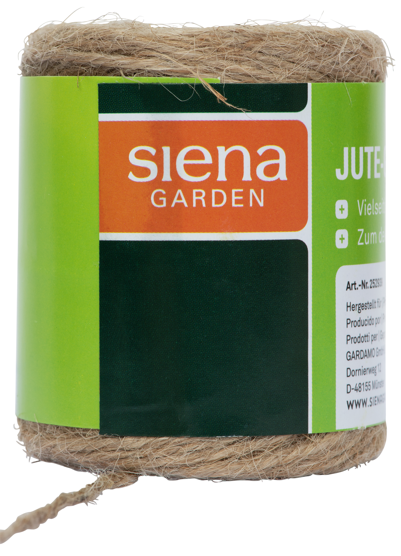 Jutegarn 50 m ø 4.5 mm natur