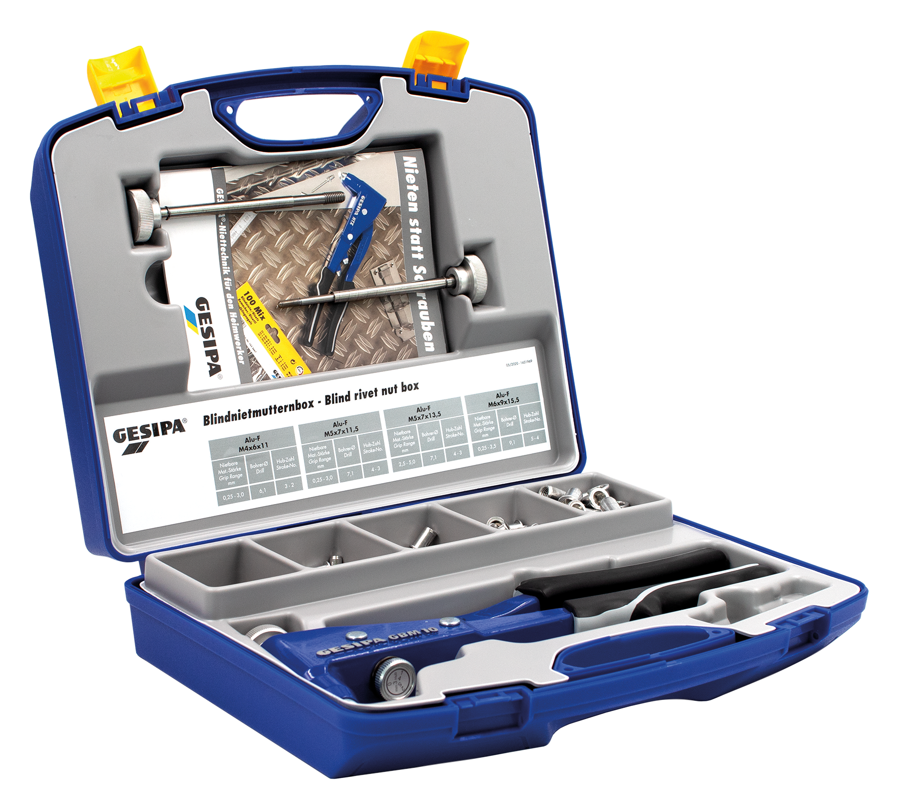 Blindnietmuttern-Garnitur GBM