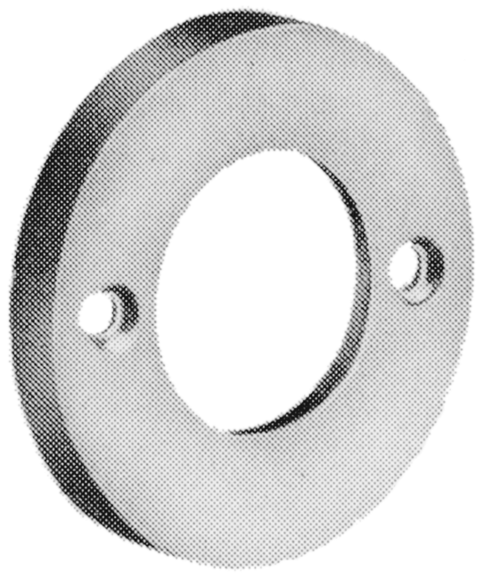 Zylinderrosette 4141 LM elox