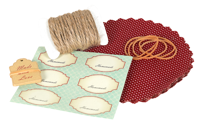 Deko Set für Einmachgläser