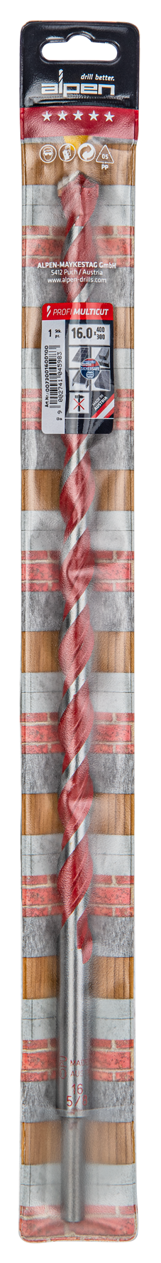 Bohrer Profi Multicut 16.0x400