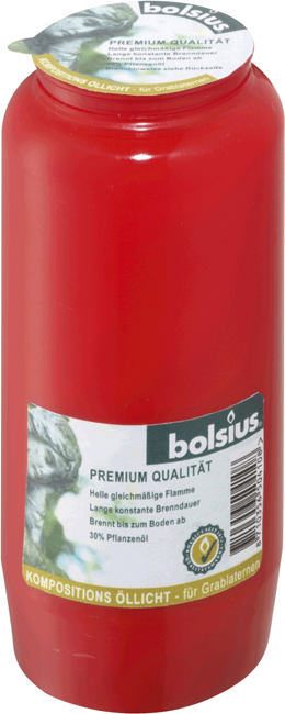 Grablicht o/Deckel 6 Tage rot