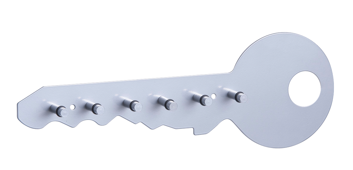 Schlüsselbord grau 35cm