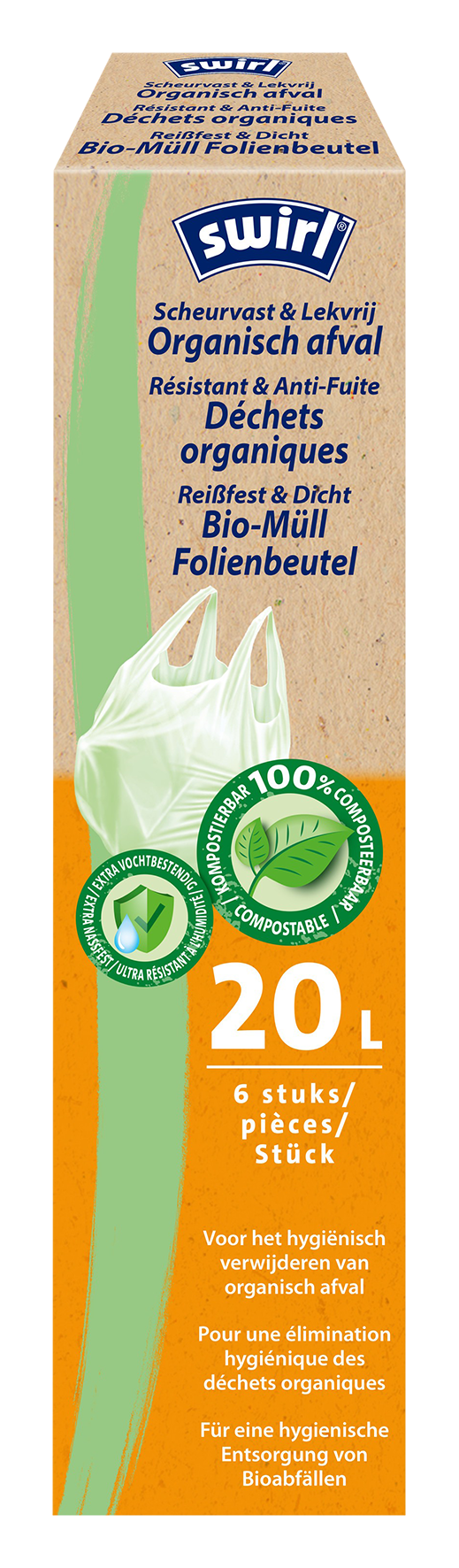 Folienbeutel Bio Müll 20l