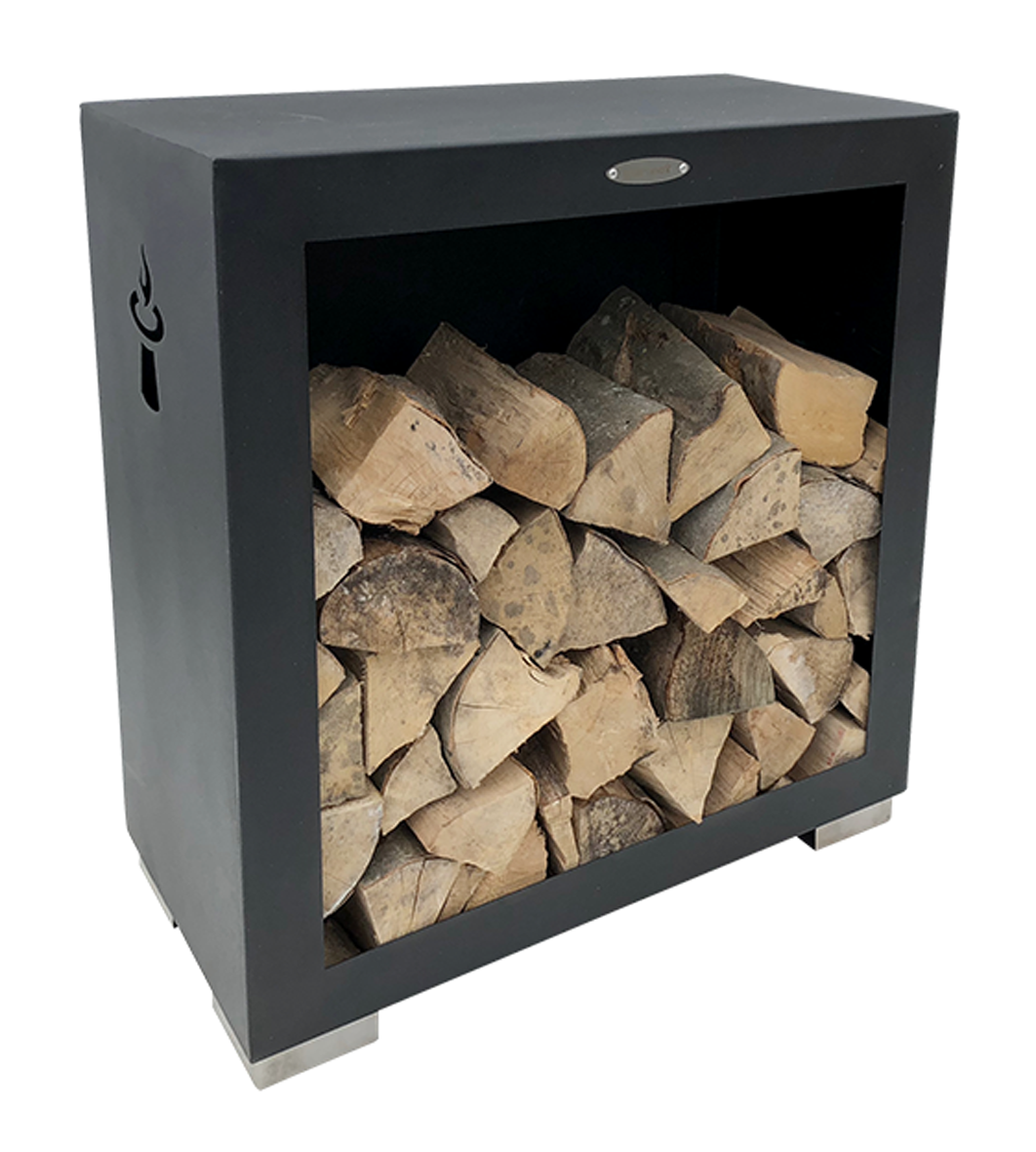 Holzablage horizontal schwarz