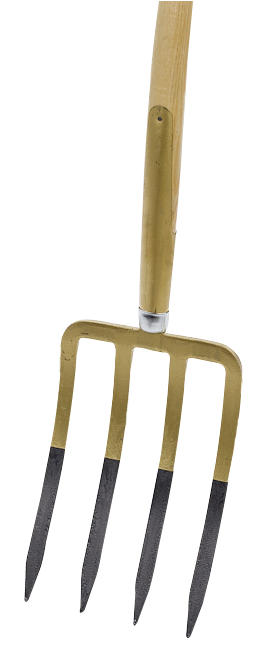 Grabgabel 4 Bajonettz. 29cm