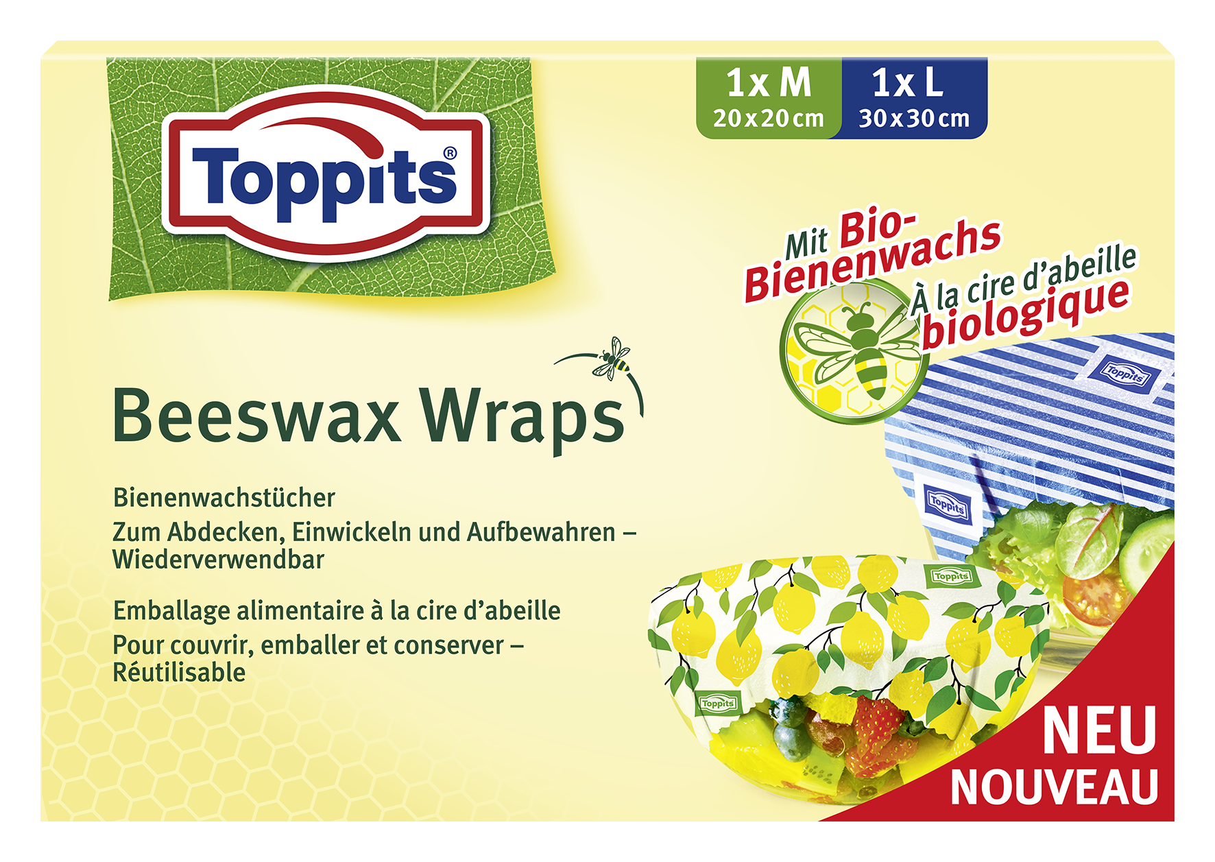 Bienenwachstuch 2Stück