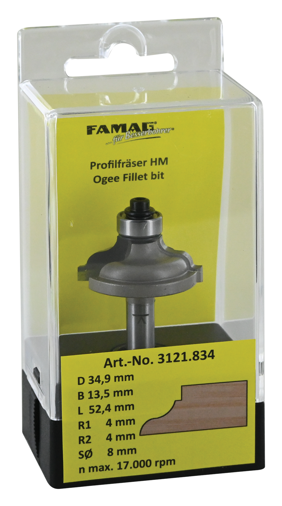 Profilfräser ø34.9 L13.5 S8