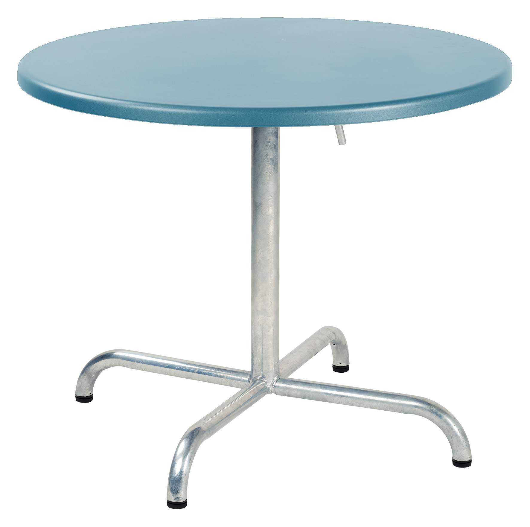 Salontisch Davos blau. ø75