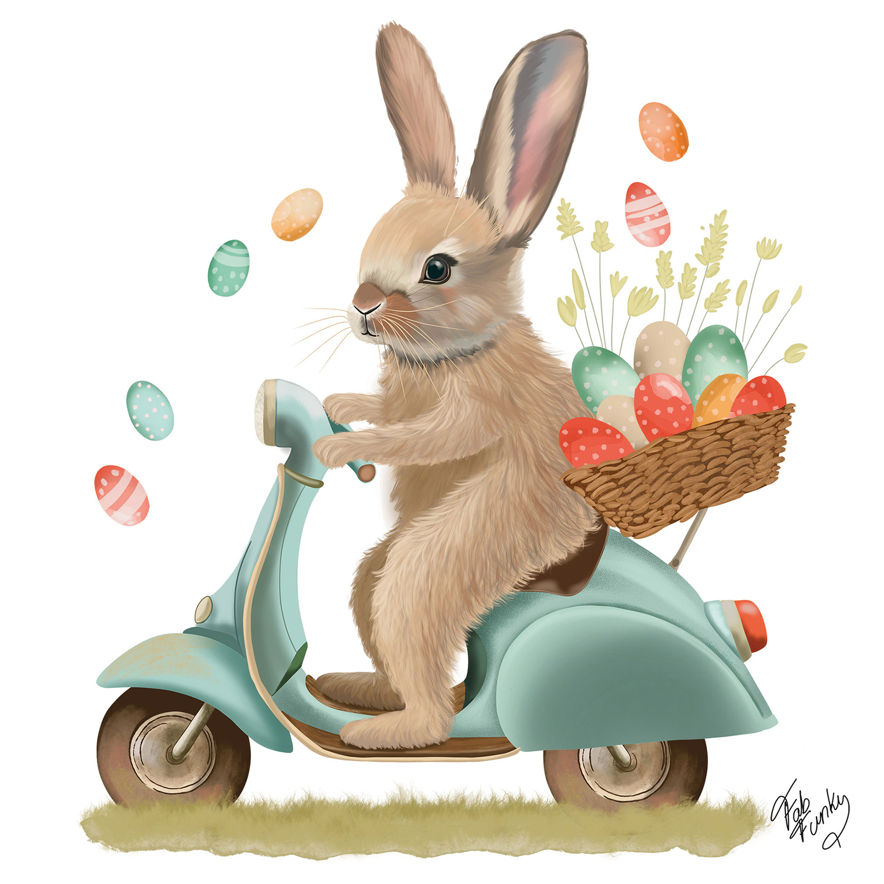 Serv. Bunny Dash 33x33 cm