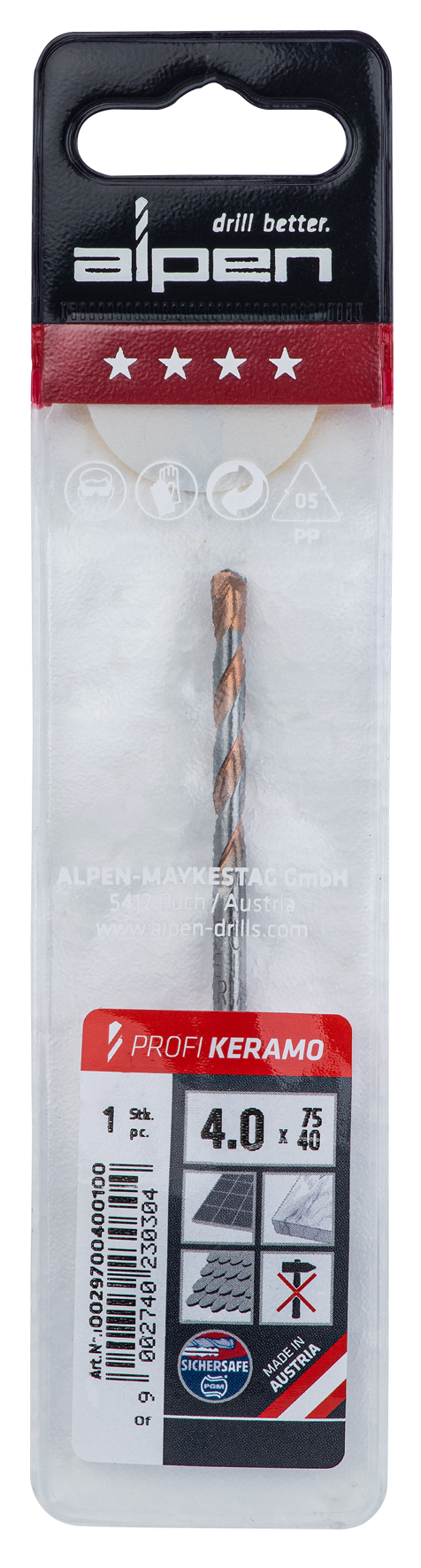 Keramikbohrer Profi Keram 4.0