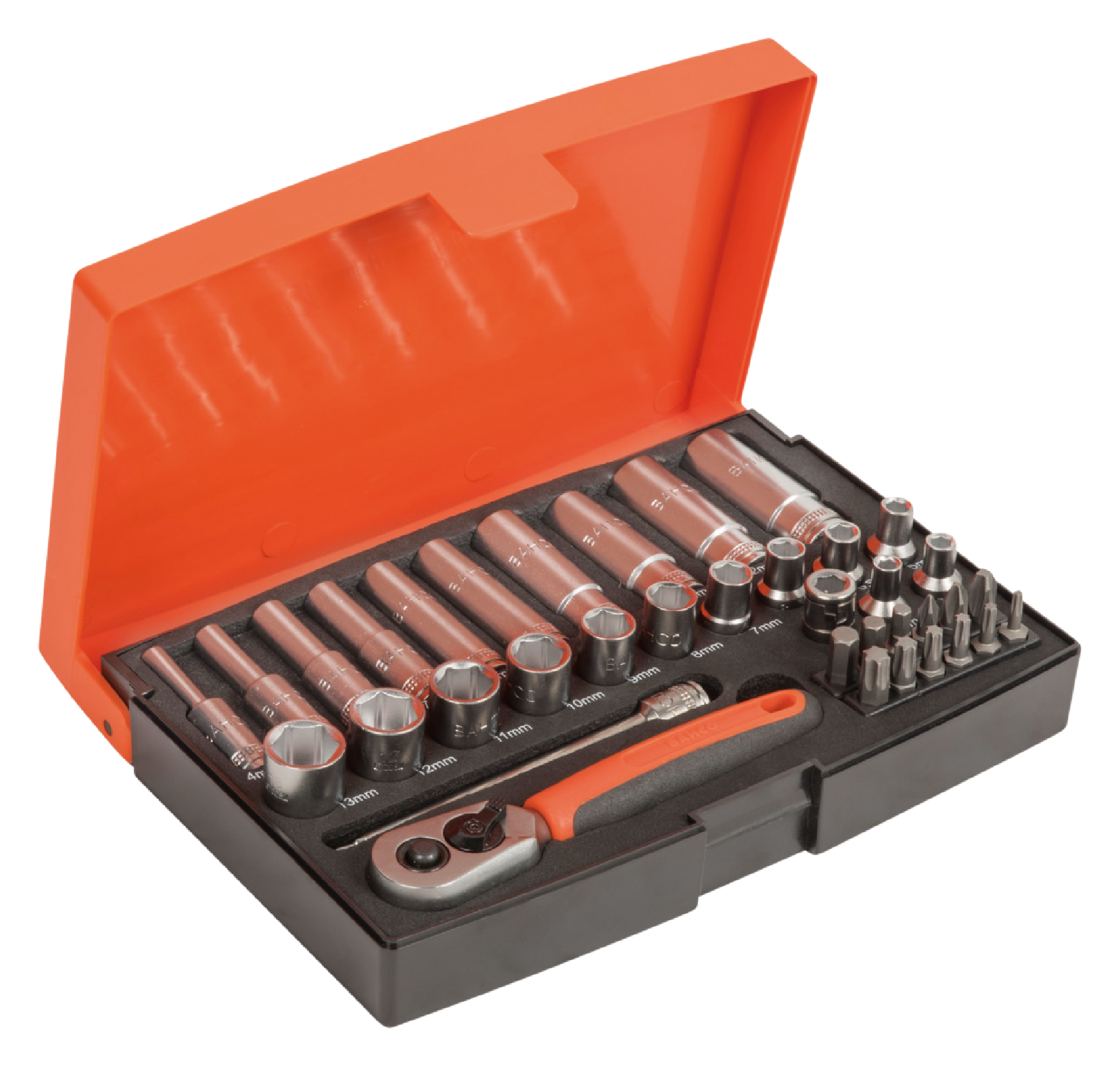 Steckschlüsselsatz 1/4" 38-tlg