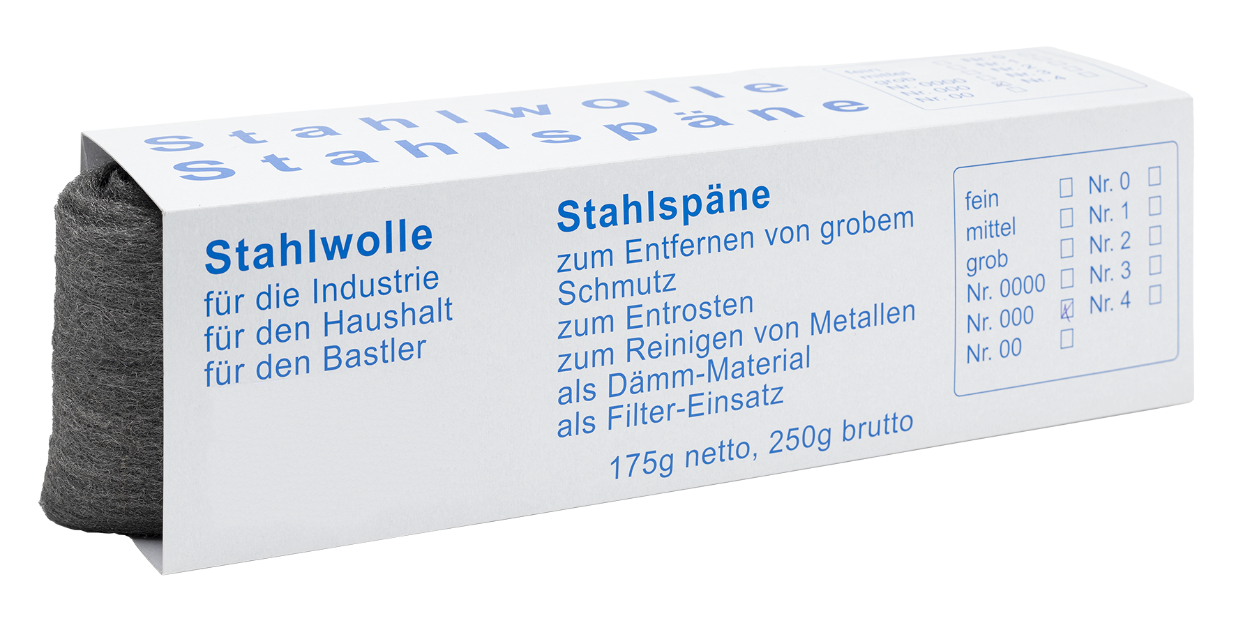 Stahlwolle 250 g 000