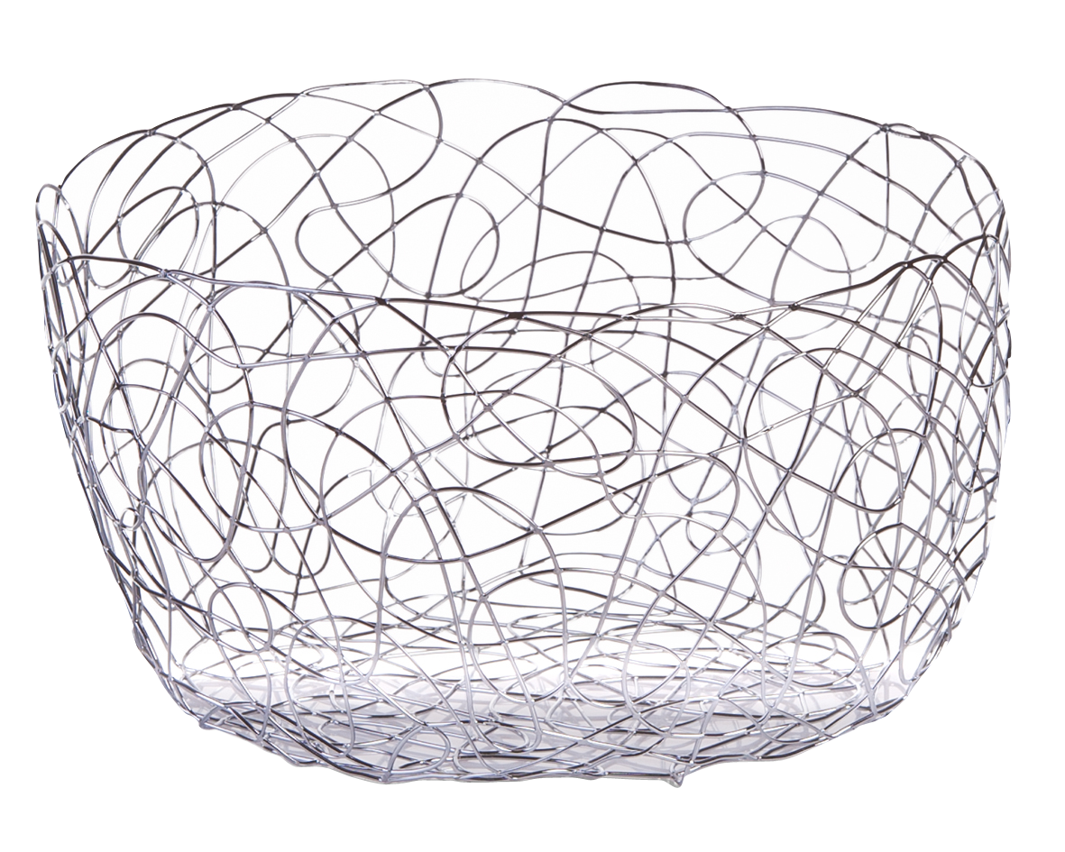 Fruchtschale Metall rund 22cm