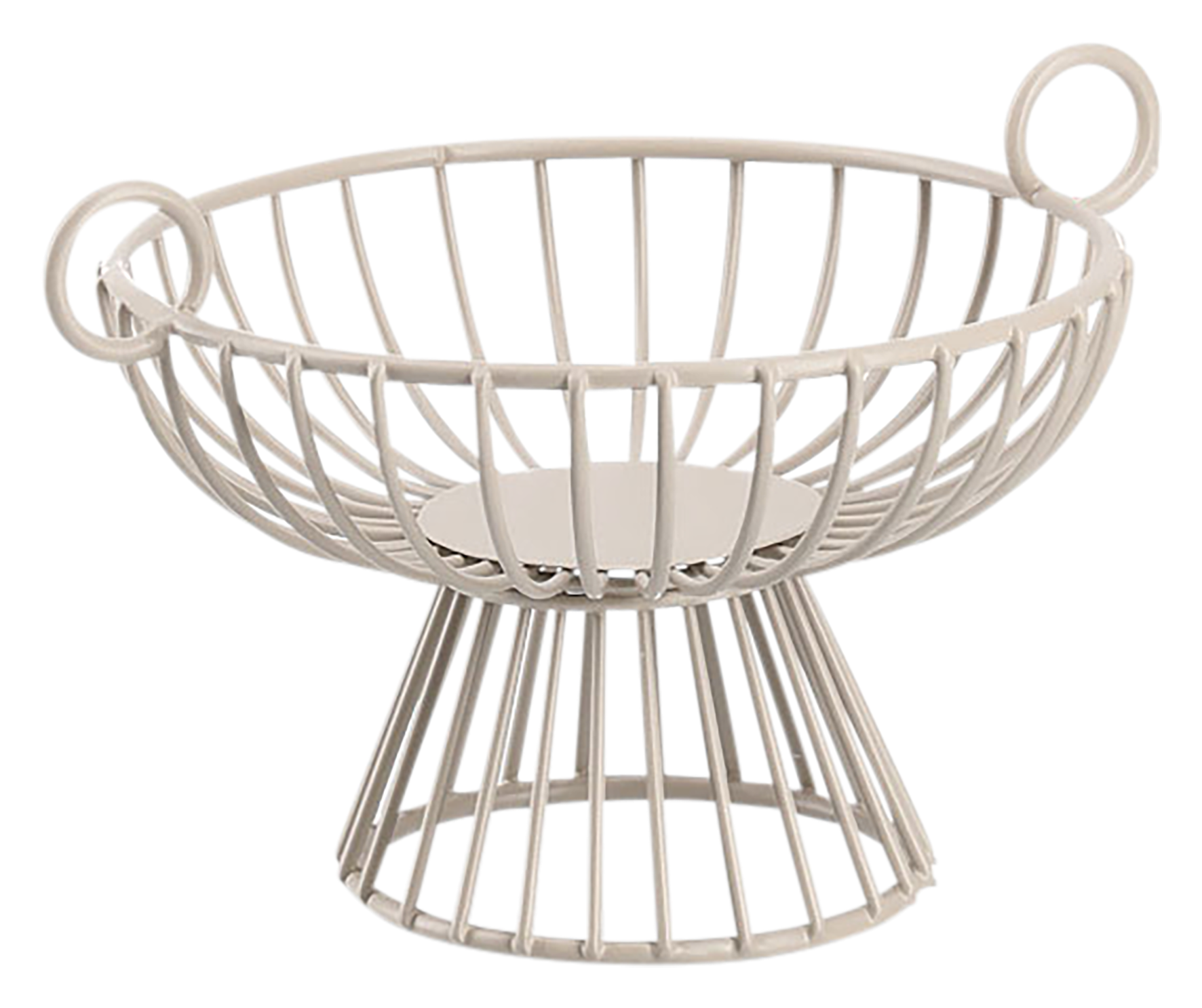 Fruchtkorb beige 24.5x20x15cm