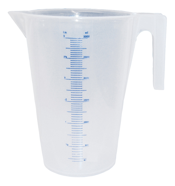 Messbecher transparent 3 l