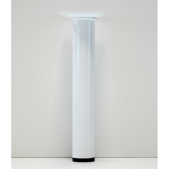 Möbelfuss ø 30 weiss 30 cm
