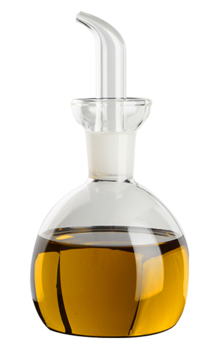 Ölflasche Glas rund 500ml