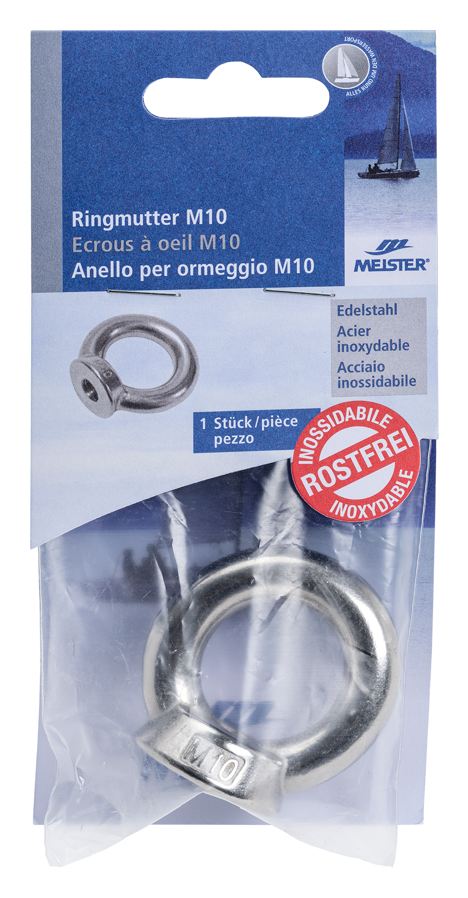 Ringmutter M10 ø 25 nx
