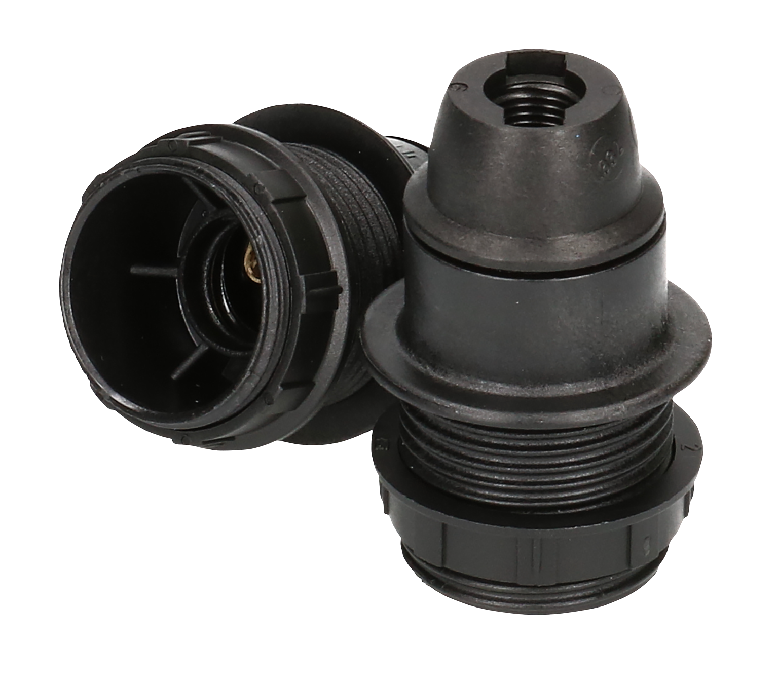 Lampenfassung schwarz M10x1