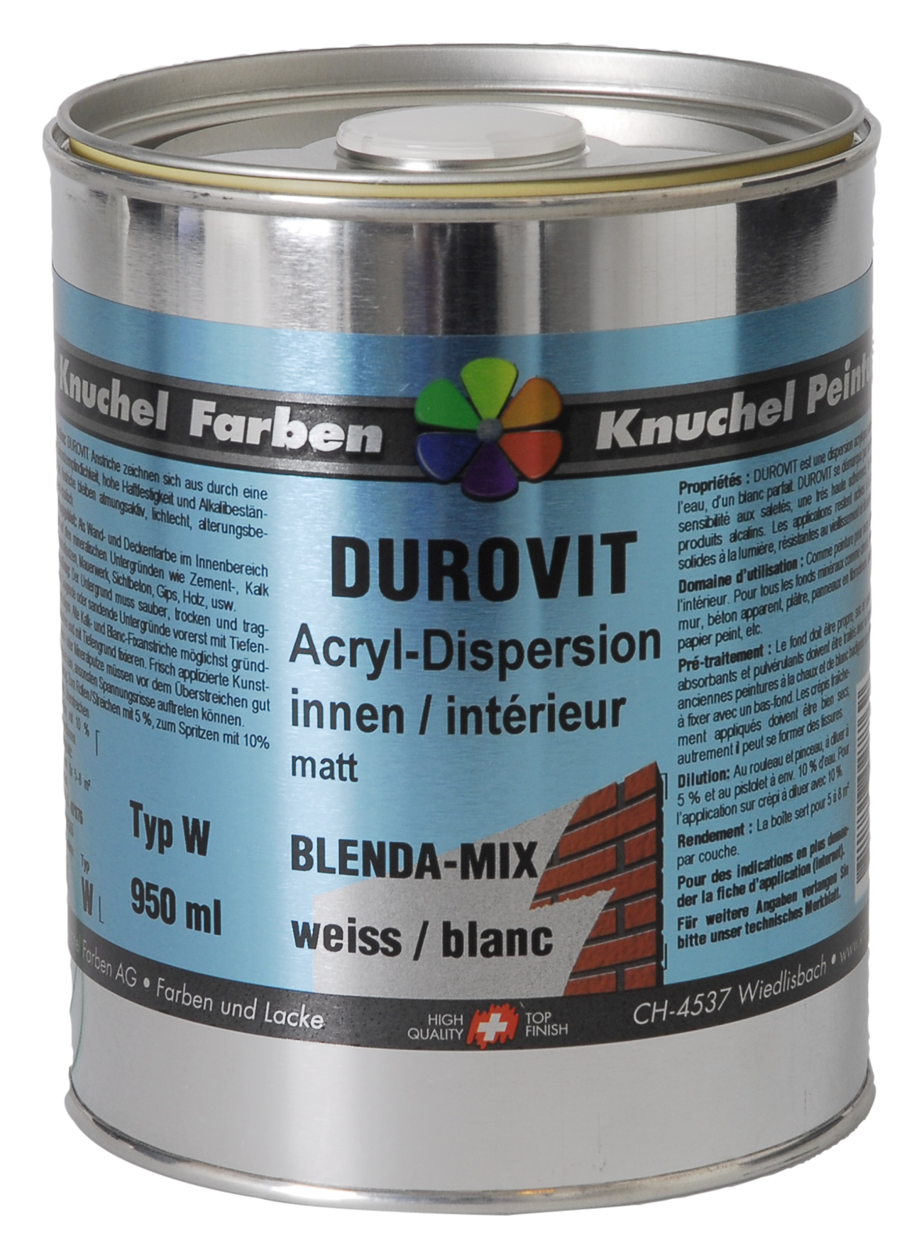 Durovit-Mix 1 l weiss