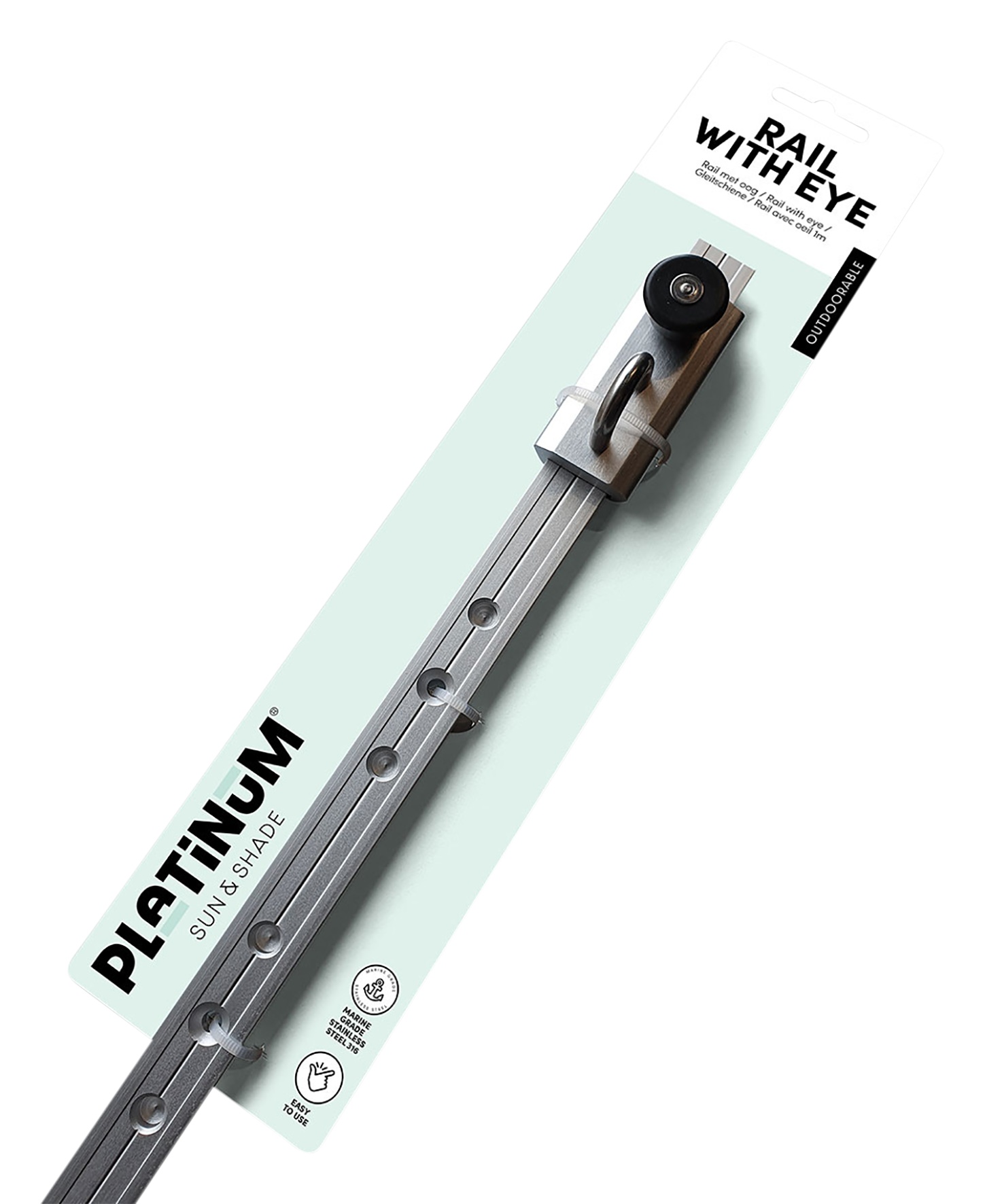 Schiene mit Bolzen 1m