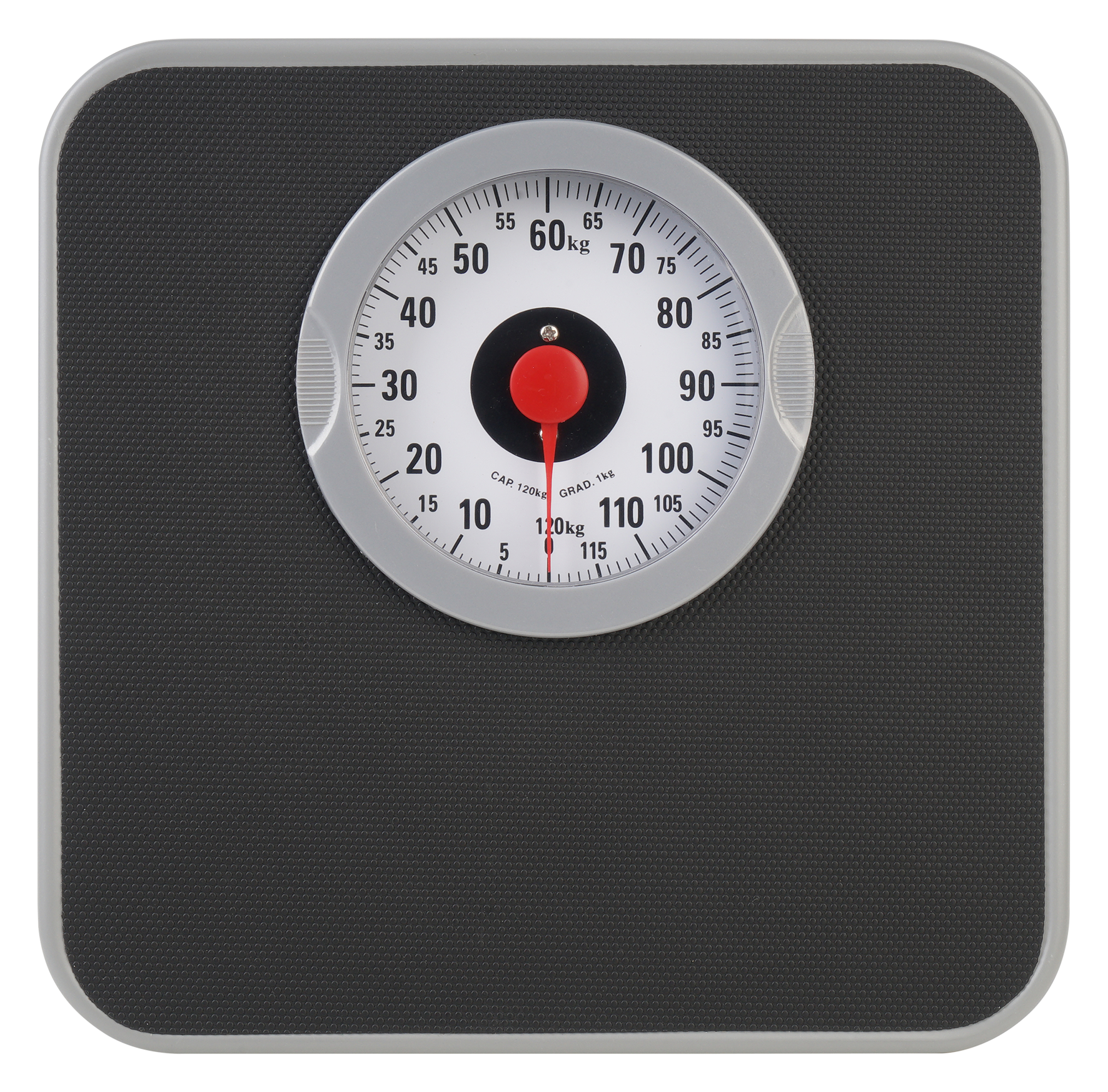 Personenwaage analog schwarz