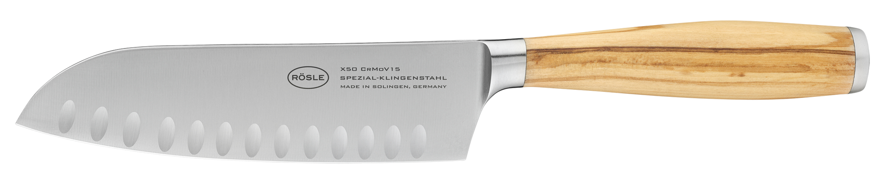 Santokumesser Olivenholz 16cm