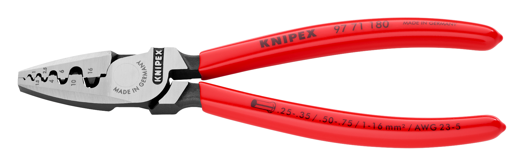 Crimpzange Dorn 0.25-16.0²