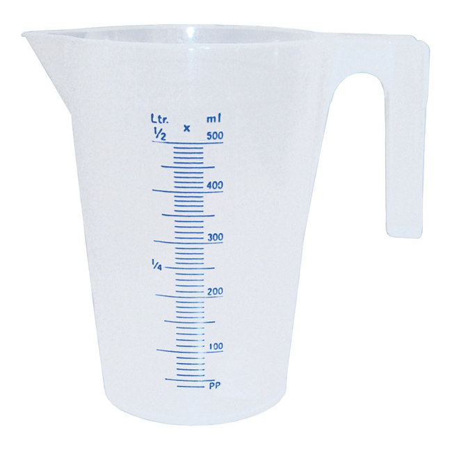 Messbecher transparent 0.5 l