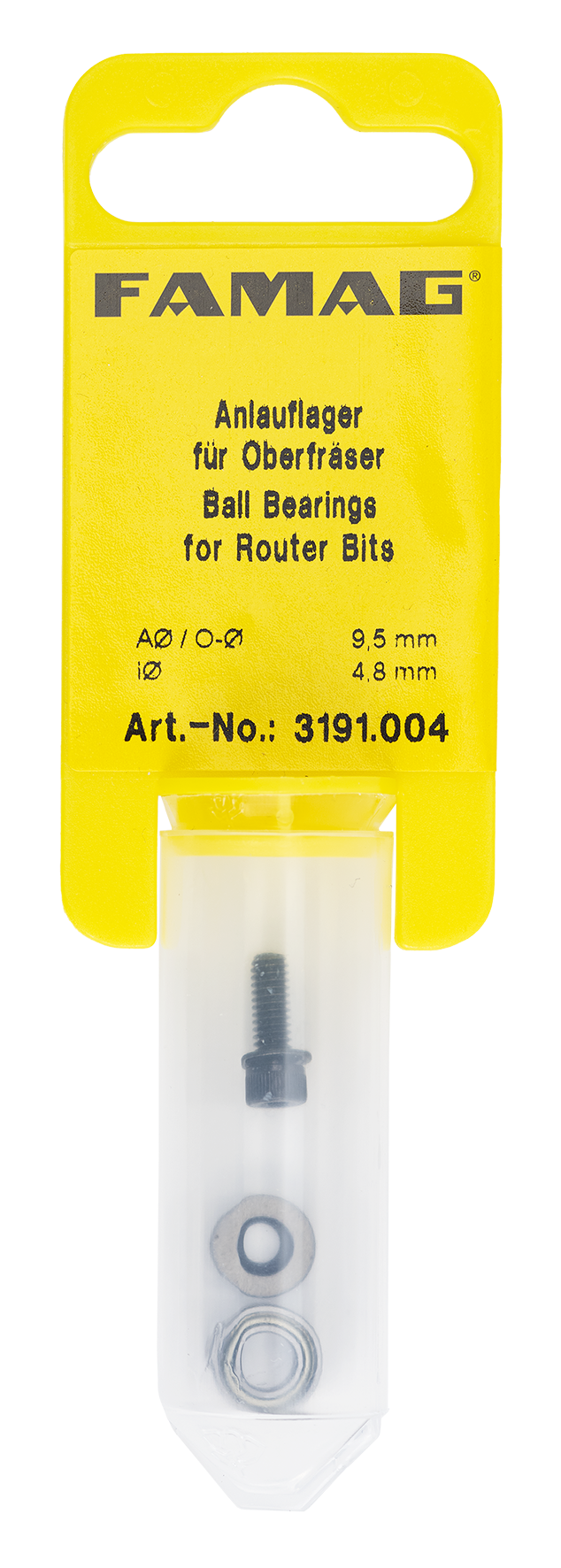 Kugellageranlau øA 9.5 øI 4.8