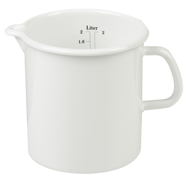 Messbecher Email ws 2l ø 14 cm