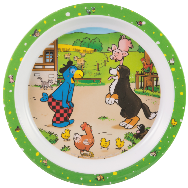 Teller Globi Bauernhof ø21cm