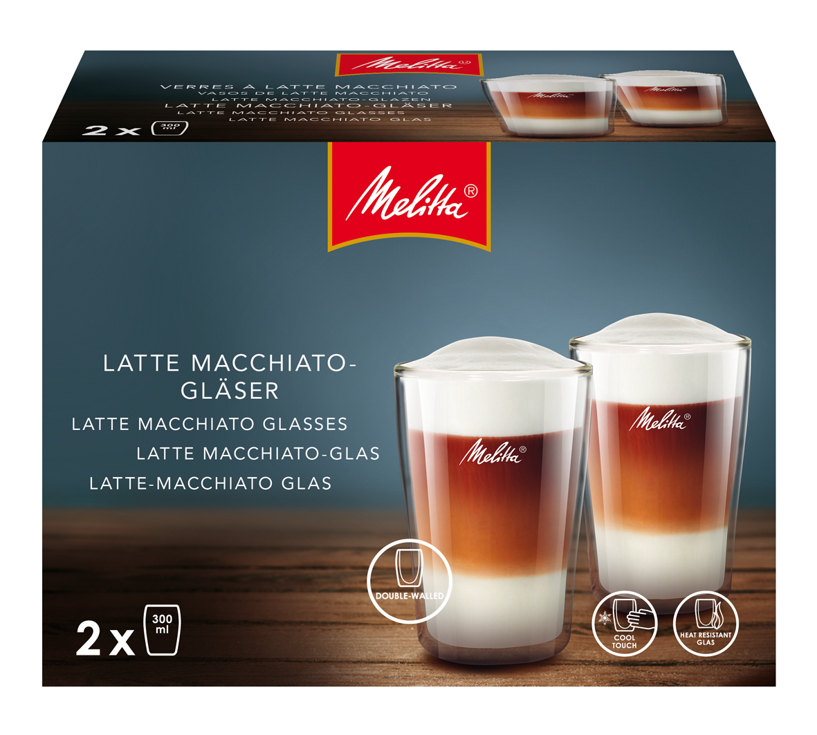 Latte Macchiattoglas 2Stück