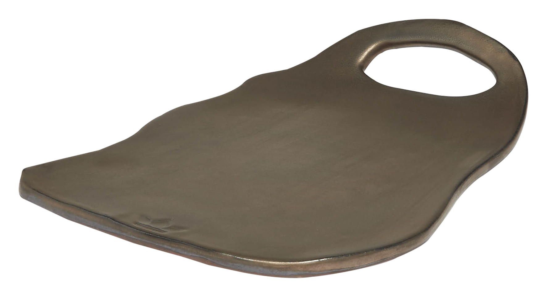 Platte Ted platin matt 31x22cm