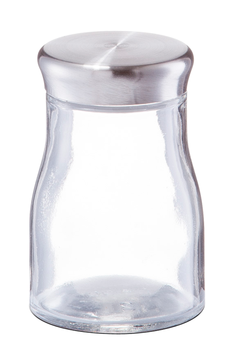 Gewürzdose Glas Inox ø6cm