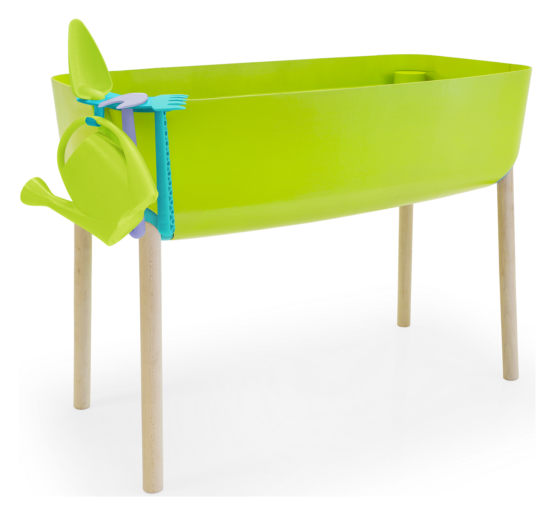 Kinder Gartenhochbeet grün