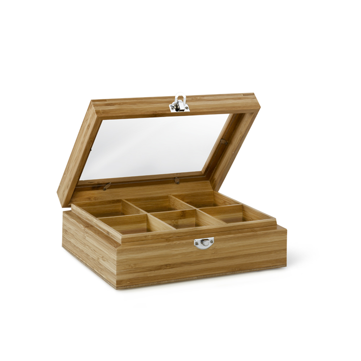 Teebox Bambus 6Fächer