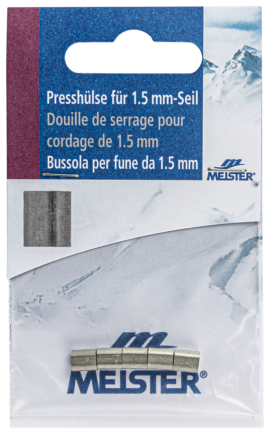 Presshülse Aluminium 1.5mm