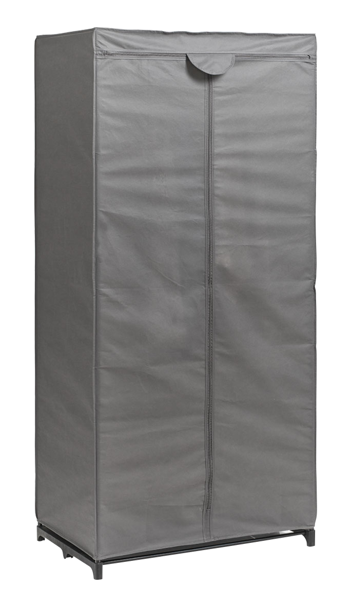 Kleiderschrank grau 75x160cm