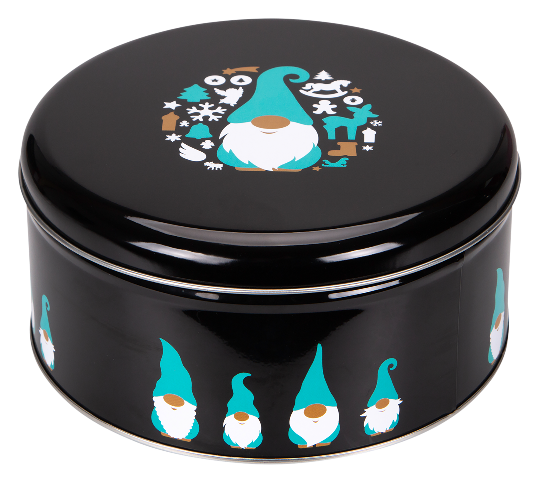 Gebäckdose Wichtel ø 16.5