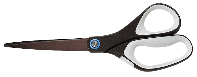 Titanschere 20cm weiss-schwarz