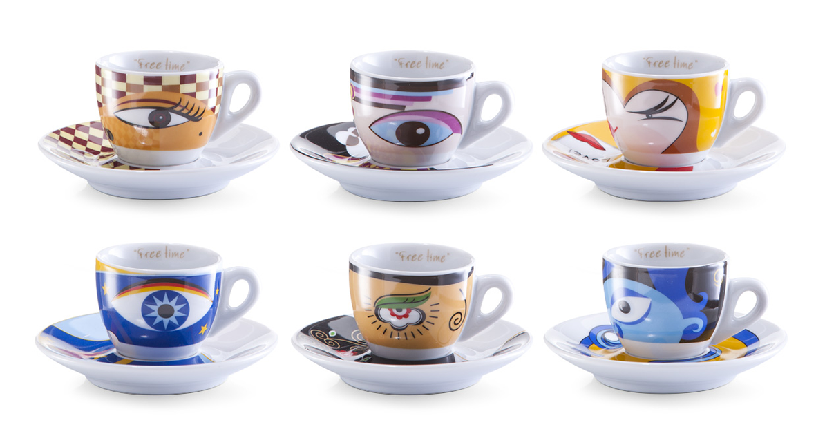 Espressot.-Set Magic Eyes 6St.